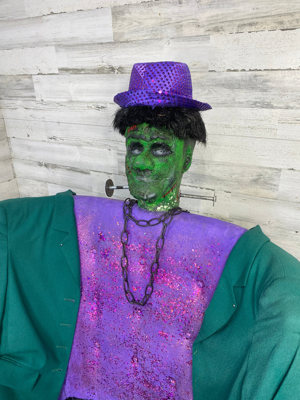 Custom Frankenstein Gothic Zombie Chair